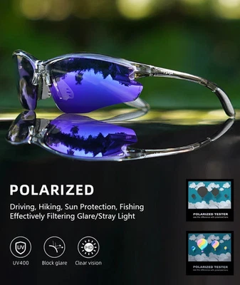 Polarized Sunglasses Sports Glasses for Driving Fishing Cycling Outdoor Adults - Изображение 1 из 3