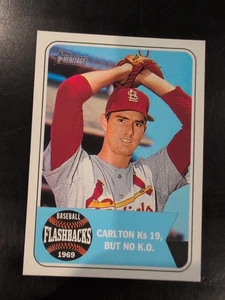 2018 Topps Heritage Baseball FLASHBACKS BF-SC Steve Carlton St Louis Cardinals - Picture 1 of 2