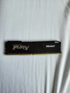 Kingston Technology FURY Beast 16GB DDR4 3200 MHz RAM Memory KF432C16BB/16 - Afbeelding 1 van 2