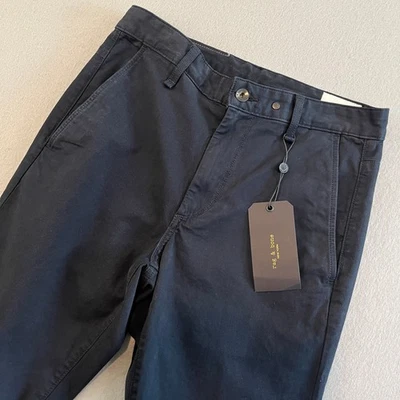 Rag & Bone Men's Fit 2 Classic Chino Pants Navy Size 29 New With Tags - Image 1 of 4
