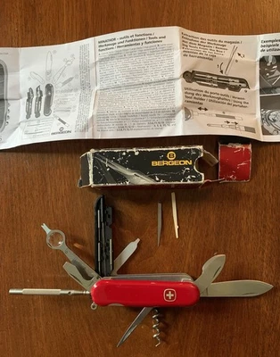 Cuchillo de bolsillo/herramientas horólogo Wenger Bergeon para relojeros Foto 1 de 4