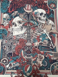 Grateful Dead Poster 2025 Tyler Stout The Dead Limited Edition Screen Print /350 - Picture 1 of 2