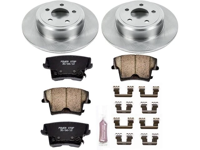 Kit de pastillas de freno trasero y rotor para Dodge Magnum 2005-2008 2006 2007 PK325VJ Foto 1 de 1