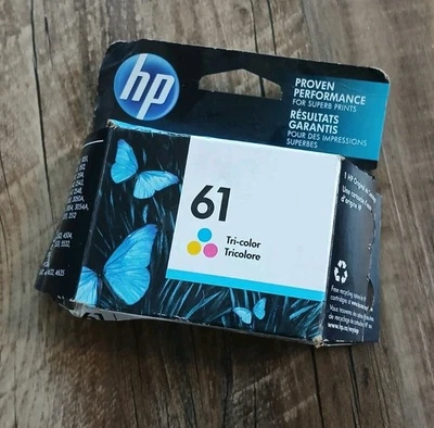 HP 61 Tri-Color Ink Genuine OEM New in Box - EXP 08/2023 for Printer  - Image 1 of 2