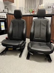 Black Leather Interior, came out of a 2014 BMW 120 Diesel M Sport - Picture 1 of 12