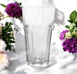 Libbey DuraTuff GIBRALTAR CLEAR 15253 Heavy Pressed 22 OZ Iced Tea Glass NEW - Picture 1 of 6