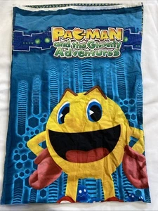 Pacman And The Ghost Adventures Homemade PillowCase Used 48x70cm Vintage - Picture 1 of 6