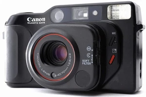 Canon Autoboy / Sure Shot TELE QD 35mm Point & Shoot Film Camera JP [N Mint] - Picture 1 of 18