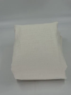 Cortina Pottery Barn de lino/algodón esmerilado, forrada de algodón, marfil, 100x84 ¡LEER!! Foto 1 de 4