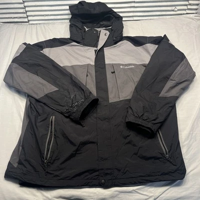 Vintage Columbia Jacket Mens 3XL Interchange Hooded Waterproof Winter Coat - Image 1 of 4