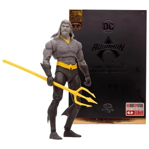 McFarlane DC Multiverse Aquaman Endless Winter Black/White Accent Gold Label New - Picture 1 of 15