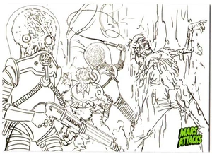 Mars Attacks Occupation. Concept Art Parallel Card #11. Topps 2016 - Picture 1 of 2