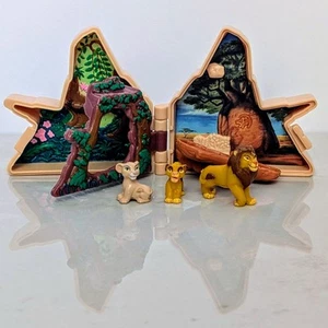 Polly Pocket Disney Lion King Mini Pride Rock Complete Playset Bluebird 1994 - Picture 1 of 19