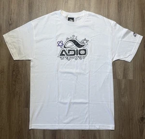 Camiseta De Colección Y2K Adio Skater Blanca HIM Logo Heartagram Talla L - Imagen 1 de 6