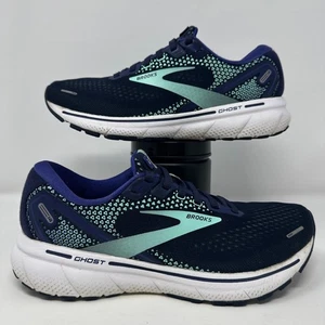 Scarpe da corsa Brooks Ghost 14 donna taglia 7,5 blu verde sneakers sportive - Foto 1 di 8