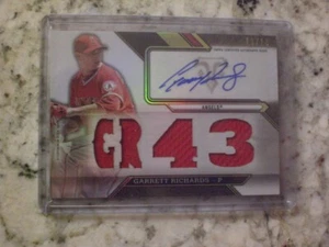 Garrett Richards 2016 Topps Tripple Threads Autograph & relic #/18 - Picture 1 of 2