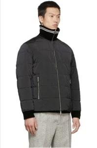 NEW Theory Men's reversible black &brown down Rector Jacket Size L #SJ179 - Picture 1 of 10