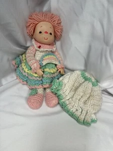 vintage crocheted doll - Picture 1 of 7