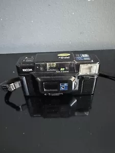 RICOH FF-3 AF Point & Shoot 35mm Film Black Camera from Japan W Strap No Battery - Picture 1 of 7