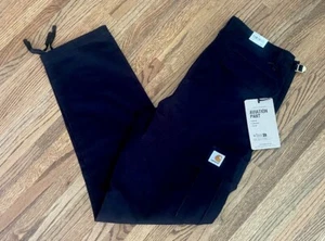 Carhartt WIP Aviation Pants Schwarz Herren Größe 33x32 Slim Fit Cargohose Neu mit Etikett - Bild 1 von 9