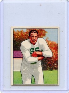1950 BOWMAN FOOTBALL #112 BILLY STONE, BALTIMORE COLTS 081219