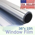 36"x15ft 20% Window Film Privacy Reflective One Way Mirror Tint Home Office UV