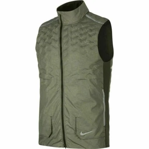 Nike Men's Running Vest AeroLoft BV4862 355 SMALL S Green Reflective Silver $180 - Picture 1 of 8