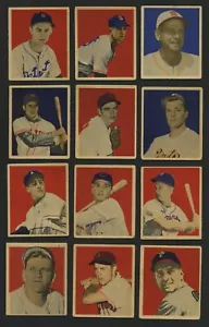 1949 Bowman Low # Teilset (56 Karten) mit HOF und Sternen schöne Form - Bild 1 von 10