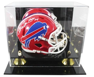 Bills Andre Reed "HOF 14" Signed 1987-01 TB Speed Mini Helmet W/ Case BAS Wit - Picture 1 of 3