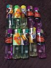 Lot 10 Pc Brico Lighters, 3” Tall, Adjustable Flame, Refillable, Mix Colors, New