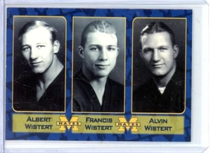 TK LEGACY MICHIGAN MULTI SPORT CHECKLIST ALBERT, FRANCIS & ALVIN WISTERT #CK1 - Picture 1 of 2