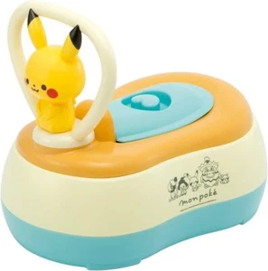 Monpoke Pokemon toy royal Pikachu potty auxiliary toilet seat step stool Japan - Picture 1 of 1