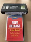 Blockbuster VHS Road To Perdition Rental Video Clamshell  Movie “New Release”