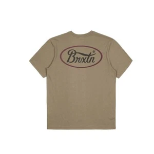 Brixton T-Shirt "Parsons" Short Sleeve Tee (Oatmeal/Washed Black/Mahogany) - Bild 1 von 2
