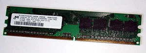 512 MB DDR2-RAM 240-pin 1Rx8 PC2-3200U non-ECC 'Micron MT8HTF6464AY-40EB8' - Photo 1/2