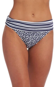 La Blanca Women's Shirred-Band Hipster Bikini Bottoms (Indigo, 10) - Picture 1 of 3