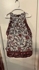 Camicetta uccellino floreale Point Sur J Crew Gulp taglia 14 - Foto 1 di 9
