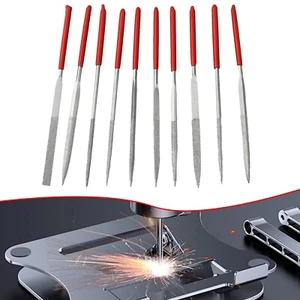 Multi Purpose Diamond Needle Files Set For Deburring Fine Grinding Model Making - Picture 1 of 15