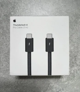 Câble Apple Thunderbolt 4 Pro - 1 m - Noir - Boîte ouverte - Photo 1 sur 7