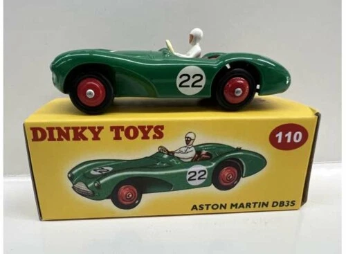 ASTON MARTIN DB3S NO.22 GREEN (REF 110) DTDB3S - Image 1 of 1