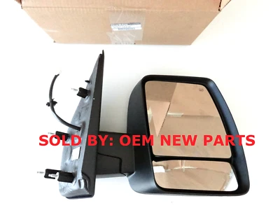 Mirror Power Heated Black Passenger Side RH 2012-2018 Nissan NV 1500 2500 3500  - Image 1 of 4