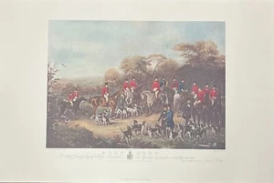 C. Agar & J. Maiden "The Bury Hunt" Engraved Aquatint Print - Picture 1 of 8