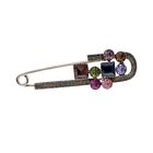 Vintage Sweater Crystal Brooch Pins Women Fashion Spring Brooches Accessory 1pc