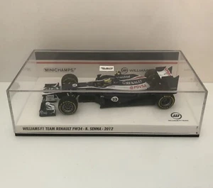 1:43 F1 Minichamps Williams FW34 2012 Bruno Senna Formula 1 No Spark - Foto 1 di 1