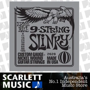 Ernie Ball 2628 Nickel Wound 9-String Slinky Electric Guitar Strings 9 - 105 - Picture 1 of 1