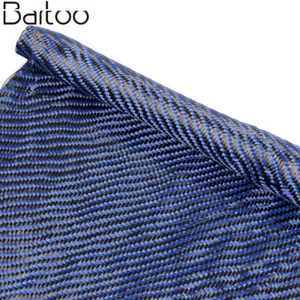 Blue A+ 3K 200gsm Real Carbon Fiber Cloth High-Quality Carbon Fabric twill 12" - Picture 1 of 12