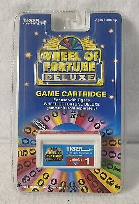 Wheel of Fortune Deluxe Game Cartridge 1 Tiger Electronics Handheld 1999 
