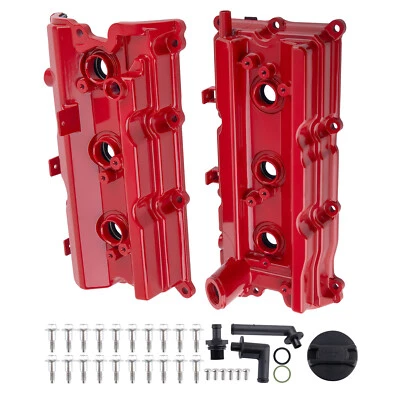 2x Kit de cubierta de válvula de aluminio de actualización para Infiniti FX35 G35 M35 Nissan 350Z 03-08 Foto 1 de 4