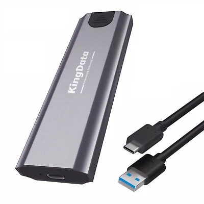 KINGDATA M.2 NGFF NVME PCI-E SSD USB 3.1 Typ-C Gehäuse Gehäuse Konverter Adapter UASP