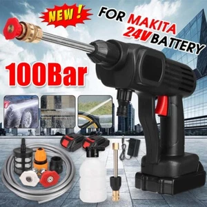 100Bar Akku Hochdruckreiniger +2 Akkus Auto Mobiler Druckreiniger Spritzpistole - Bild 1 von 19